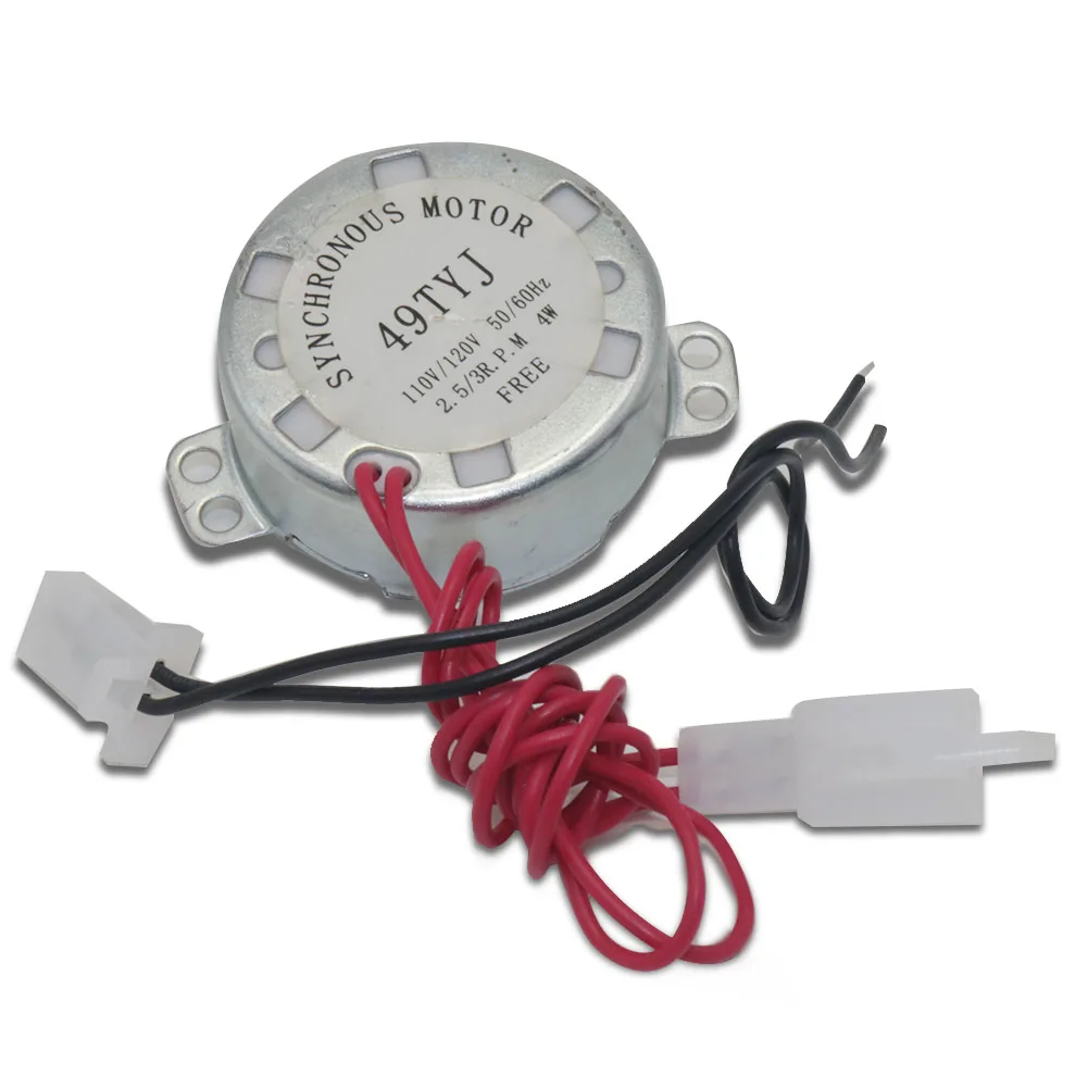 Synchronous motor TYJ49 Small Synchronous Motor 110V 220V AC 15-18RPM Shaft Rotation CCW 4W Gear Motor for Electric Fireplace mini gear motor