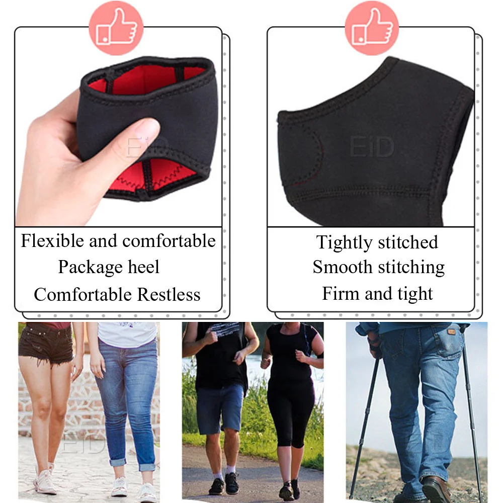 EiD Ferse Pad Schmerzen Relief für Plantarfasziitis Socke Getragen in Schuhe Dünne Ferse Spur Fuß Hautpflege Protector Ferse ärmeln mann frauen – Detail 22