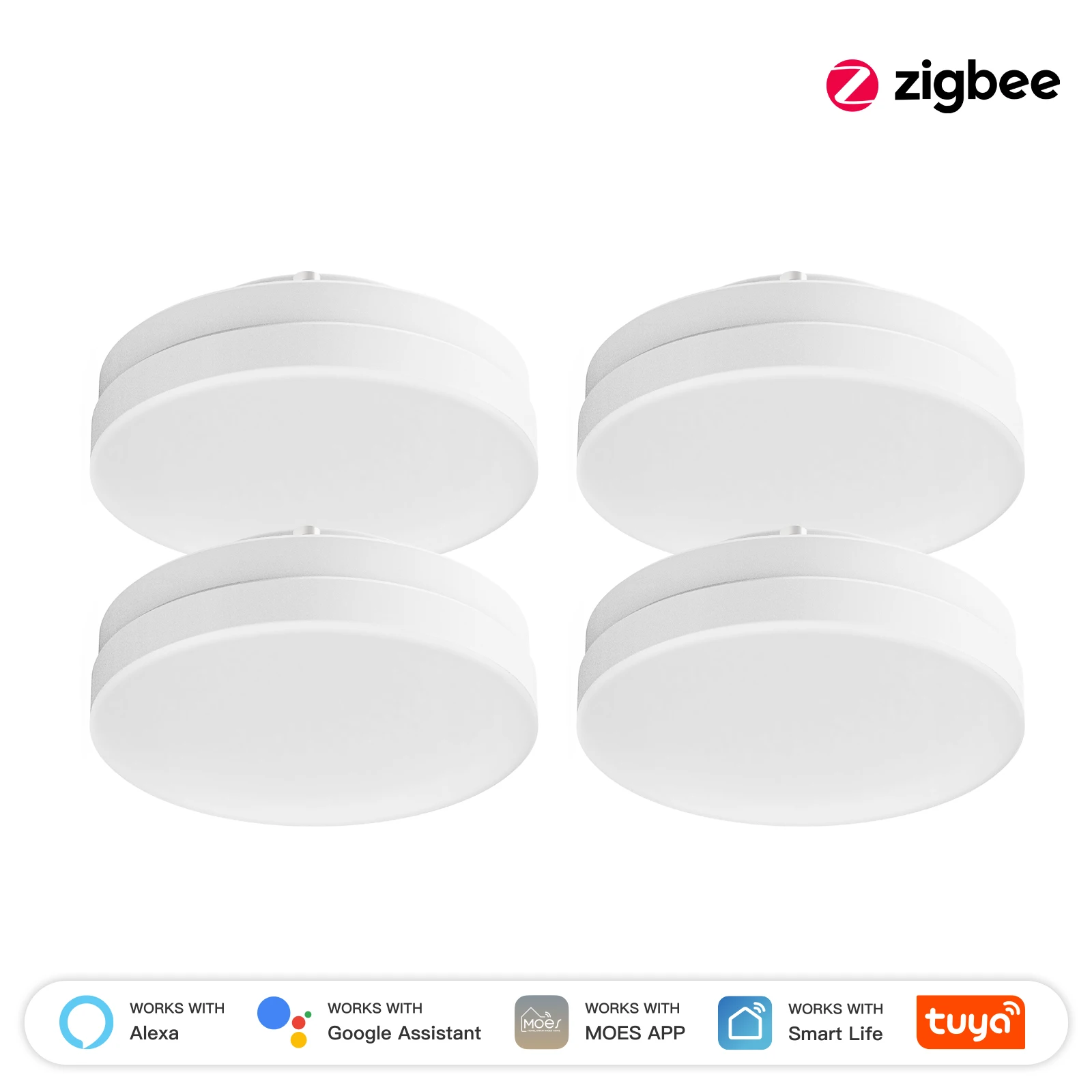 لمبة LED ذكية ZigBee RGB 6W تعمل مع أليكسا وجوجل ه...