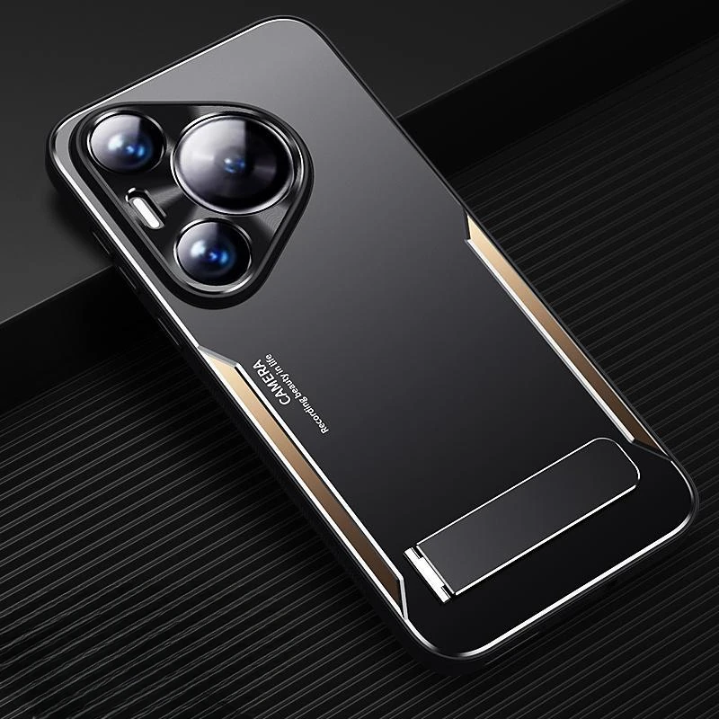 

Металлический чехол с держателем для Huawei Pura 70 Pro Plus Ultra чехол для телефона Защита объектива для Pura70 70Pro + защитная задняя крышка
