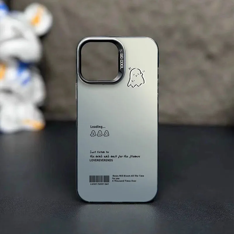 Elegant Senior Ghost Character Case - Sleek and Protective Cover Design