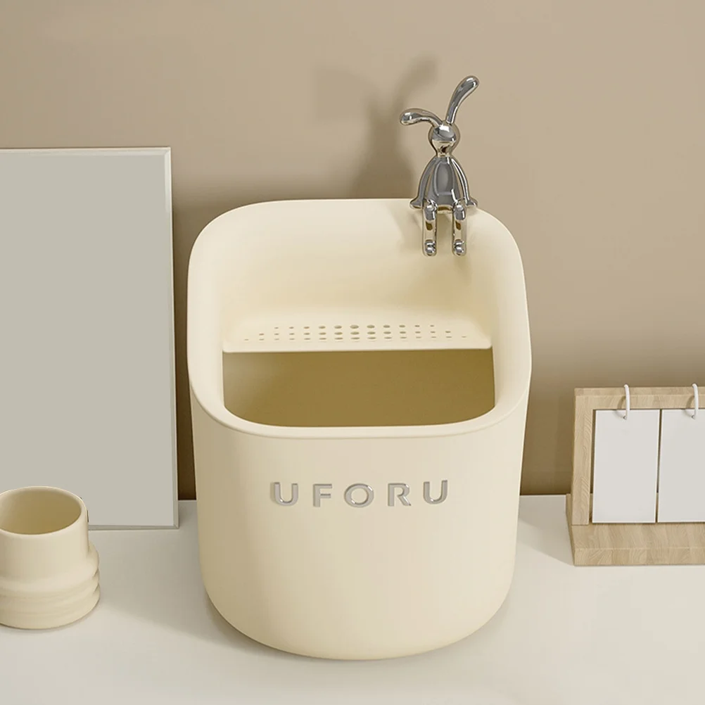 

Office Table Waste Bucket Desktop Waste Garbage Bin Desk Waste Can Trash Can