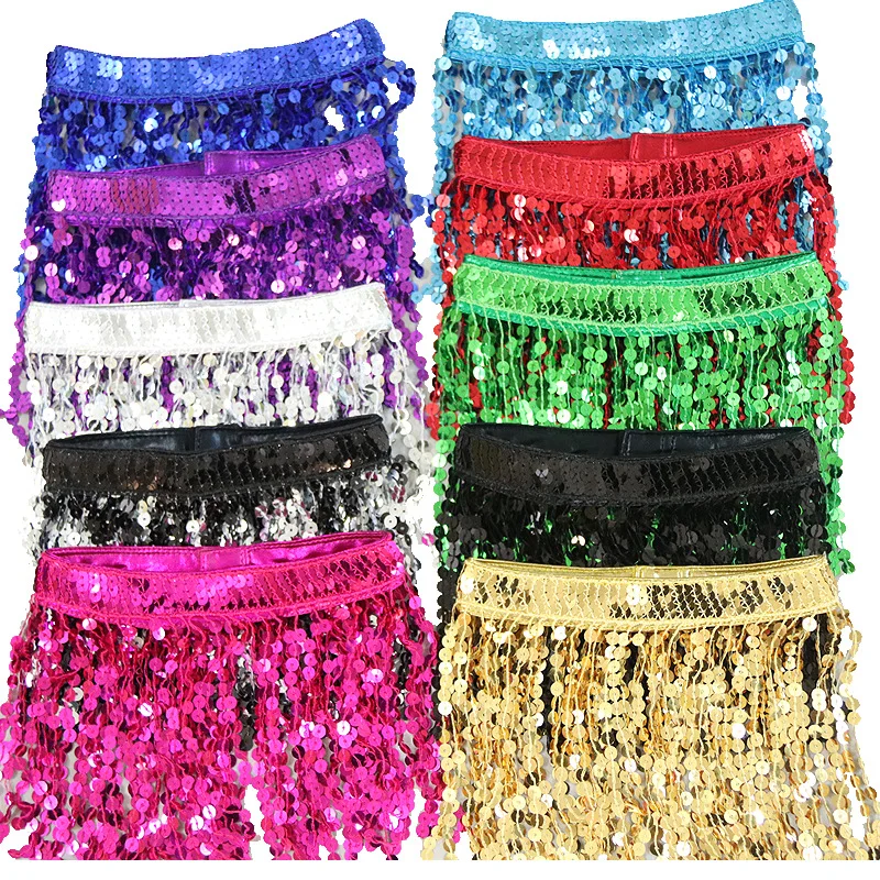 1pcs/lot woman latin dancing necklace female sequin tassel dancing necklace
