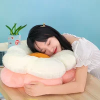 35cm/50cm Sunflower Cushion Soft Warm Sofa Bed Sleeping Back Colorful Flowers Plush Pillow Home Decor Floor Winter Thick Mat 2