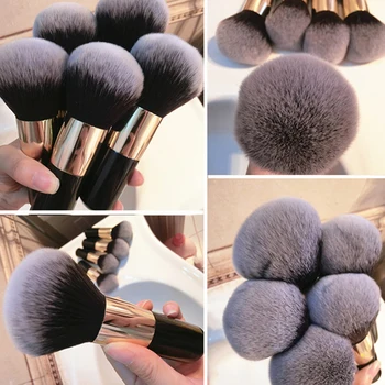 1 pz pennelli per trucco di grandi dimensioni fondotinta in polvere pennello per fard viso pennello per viso morbido cosmetici di grandi dimensioni fondotinta morbido strumenti per il trucco