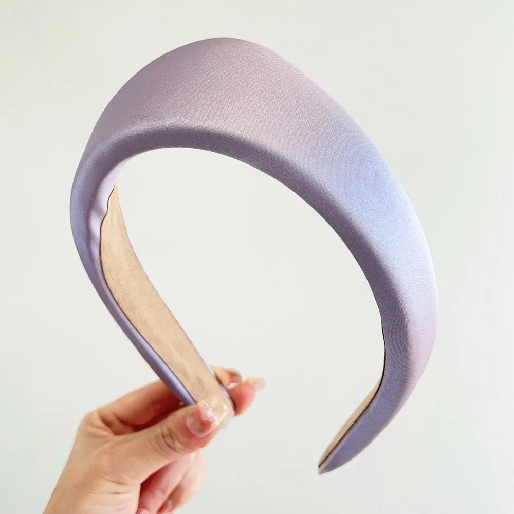 Neue Samt Frauen Haarband Anti Slip Breiten Rand Dreieck Stirnband Erwachsene Haar Clip Mädchen Haar Zubehör – Detail 3