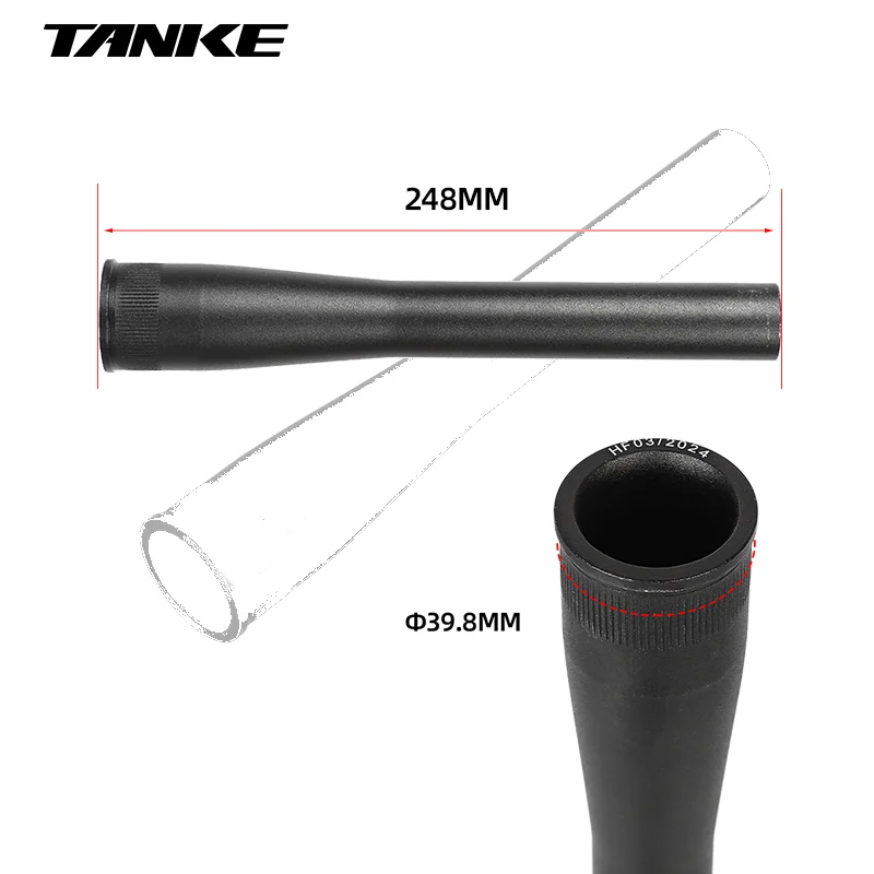 TANKE Aluminiumlegierung Mountainbike Vordergabel Steuerrohr Luftfederung Gerade Konische Steuerrohr Fahrradzubehör – Detail 6