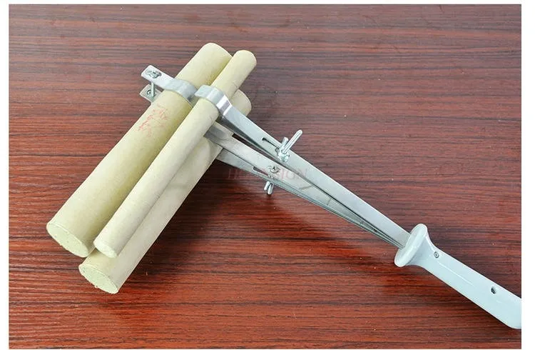 Hand-held stainless steel moxa clip thunder fire moxibustion portable thick moxa clip moxibustion warm-burning instrument