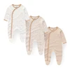 3 Pcs Autumn Winter Fashion Long Sleeve Unisex Baby Boy Girl Romper 100%Cotton Soft Newborn Jumpsuits Clothes 1