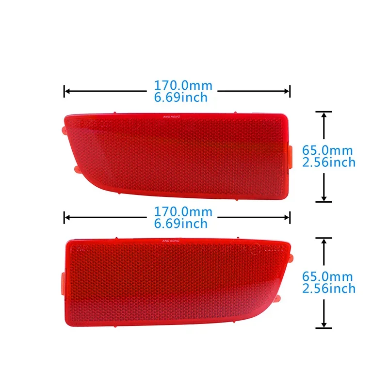 Rear Reflectors LH&RH 07-18 rear bumper reflector For Mercedes Sprinter VW Crafter Bumper Rear Light 9068260040 9068260140