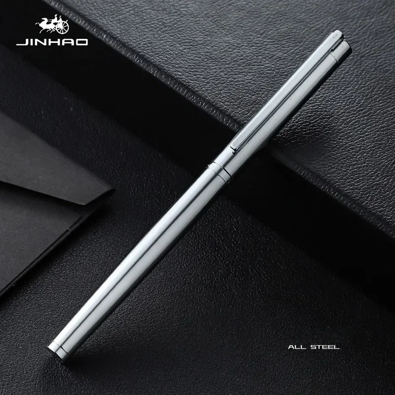 Jinhao 126 Fountain Pen Platinum Luxury Executive Pens 0.5mm/0.38mm Nib Ink Pens Writing Office Supplies Stationery PK 9019 2