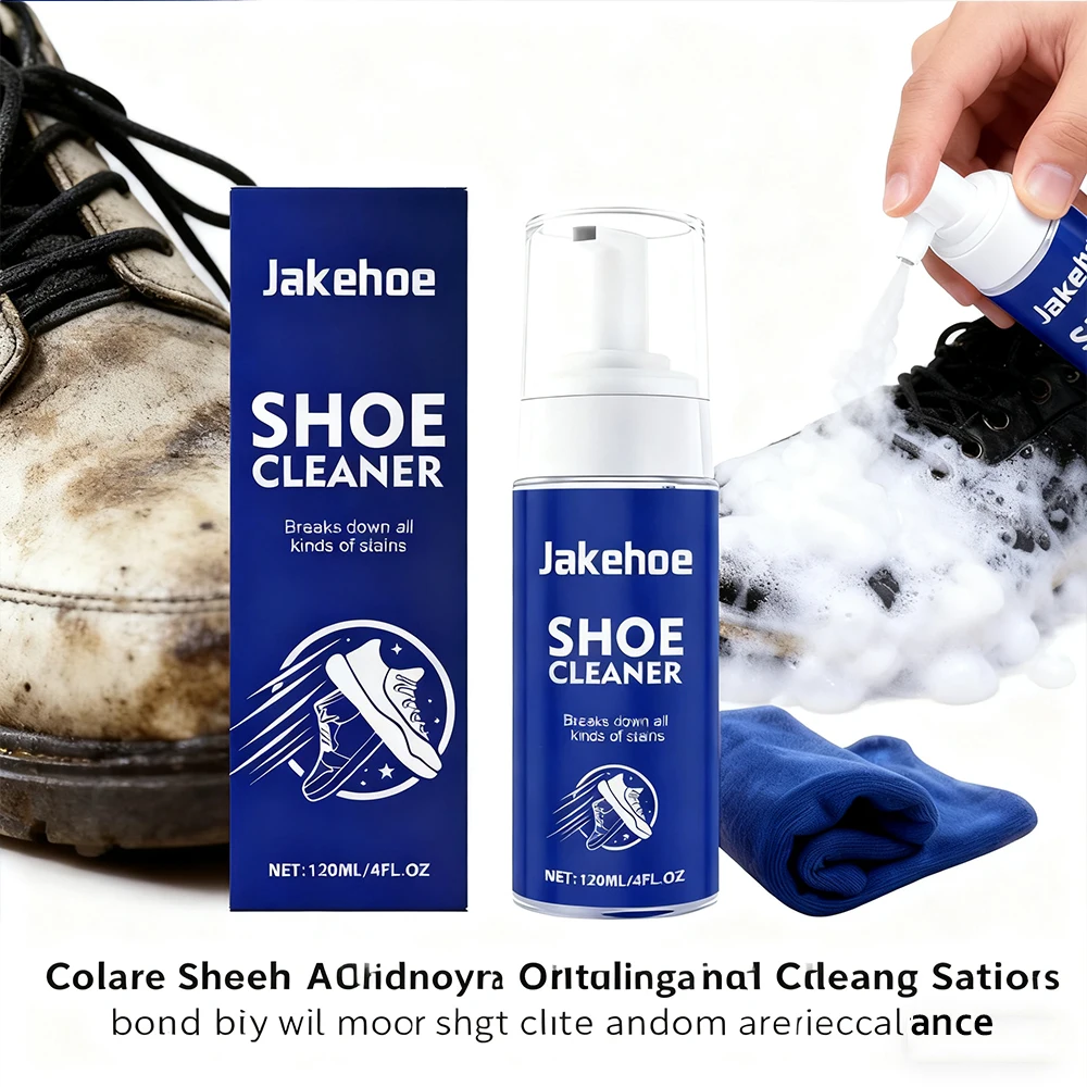 Gentle Stain-removing Water-free Foam Portable Shoe Cleaning Agent Easy to Wips Say Goodbye to The Cumbersome Cleaning Steps