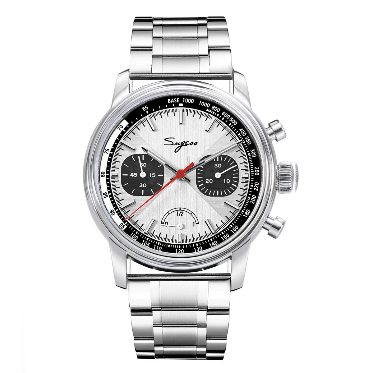 Sugess パイロットウォッチメンズ ST1906 ムーブメント手巻きクロノ