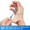 VELPEAU Elastic Thumb Support Brace for Tenosynovitis Pain and Isolate Skin Thumb Cover Liner Breathable and Fits Both Hands 3