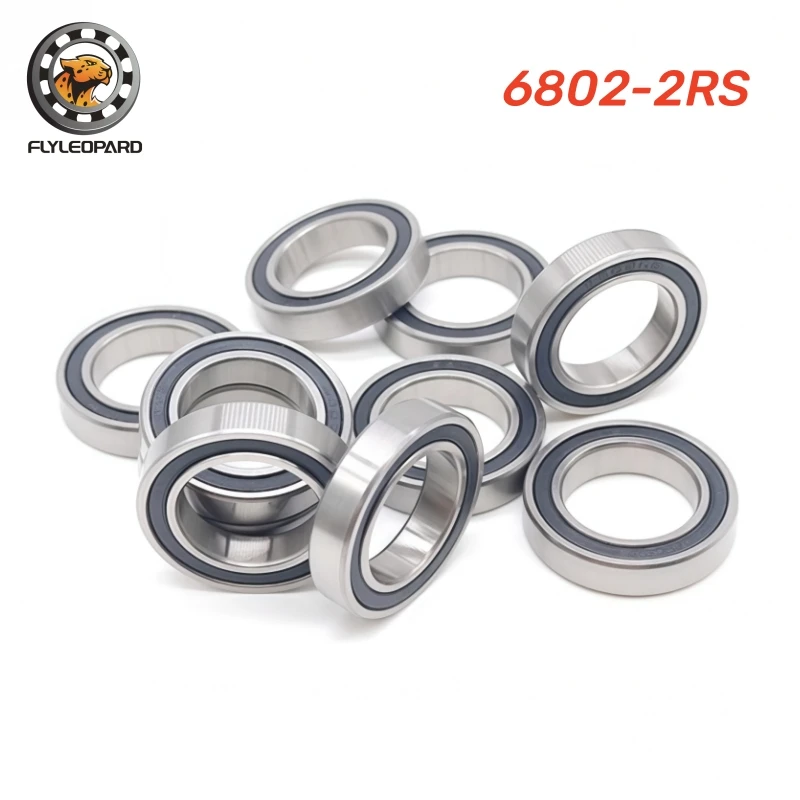 Premium Pack of 10 High-Precision Ball Bearings - ABEC-7, Chrome Steel, 15x24x5mm, Ideal for Bicycle Hubs and Wheels