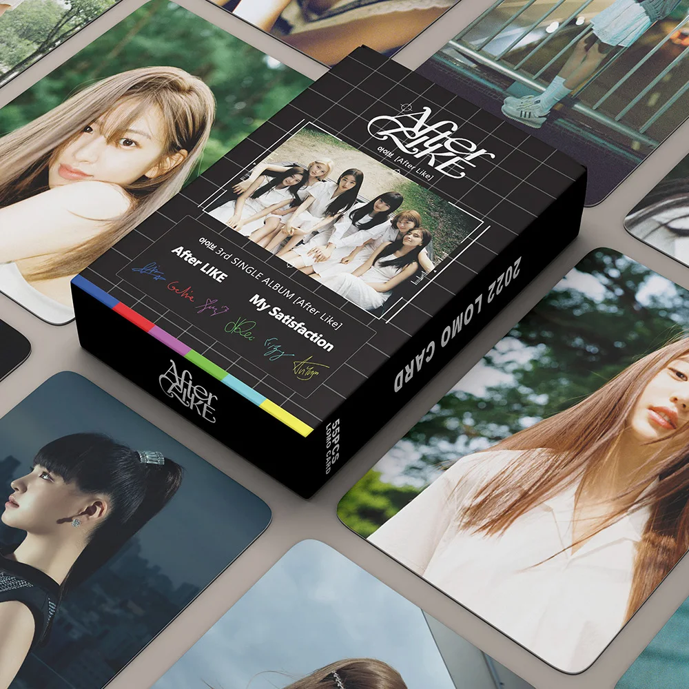

55pcs/set Kpop IVE Photocards New Album After Like Lomo Cards I‘VE SUMMER Photo Cards Postcard for Fans Collection