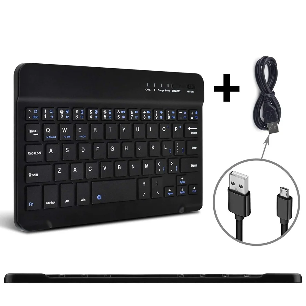 Wireless Bluetooth Keyboard for Tablet Computer Notebook Phone Mini Wireless Rechargable