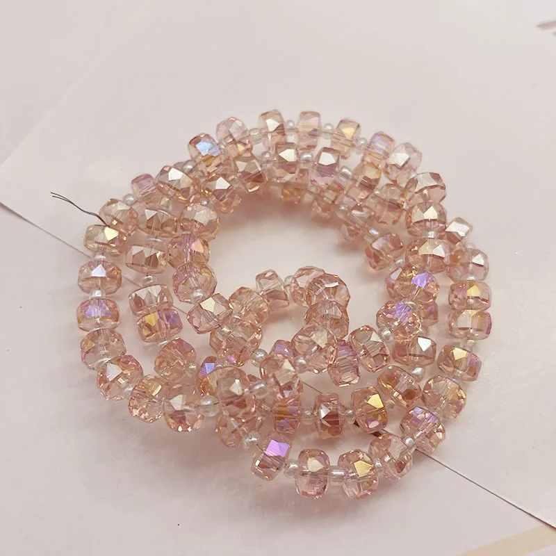 30Pcs Wheel Shape Austrian Crystal Glass Beads for Jewelry Making 5