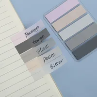 20 Sheet Stickers Transparent Fluorescent Index Tabs Flags Sticky Note Stationery Children School Office Supplies 1