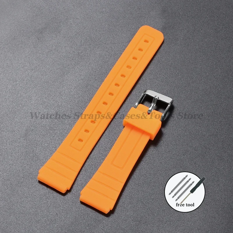 ตัวเลือกสินค้า ยางซิลิโคน 18 มม. สำหรับ Casio สายนาฬิกา SportBracelet