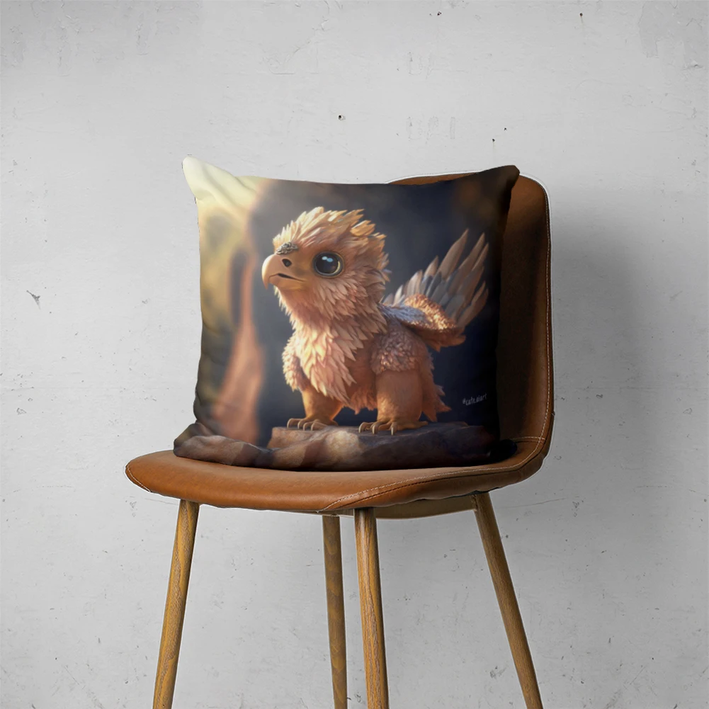 

CUTE AI PILLOW 057 Customizable Bedroom Bed Sofa Hotel Car Lumbar Pillow Fashion Decorative Cover