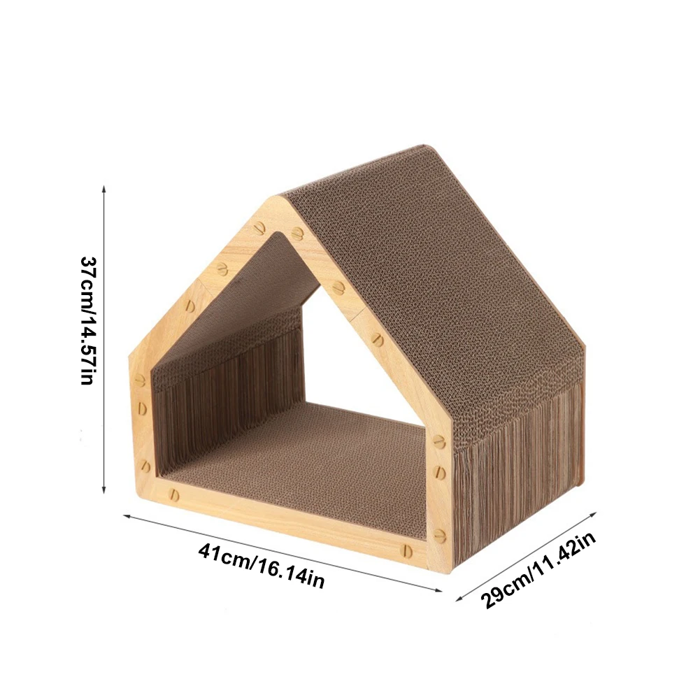 Vertical Cat Scratcher Cardboard Scratching Post for Indoor Cats