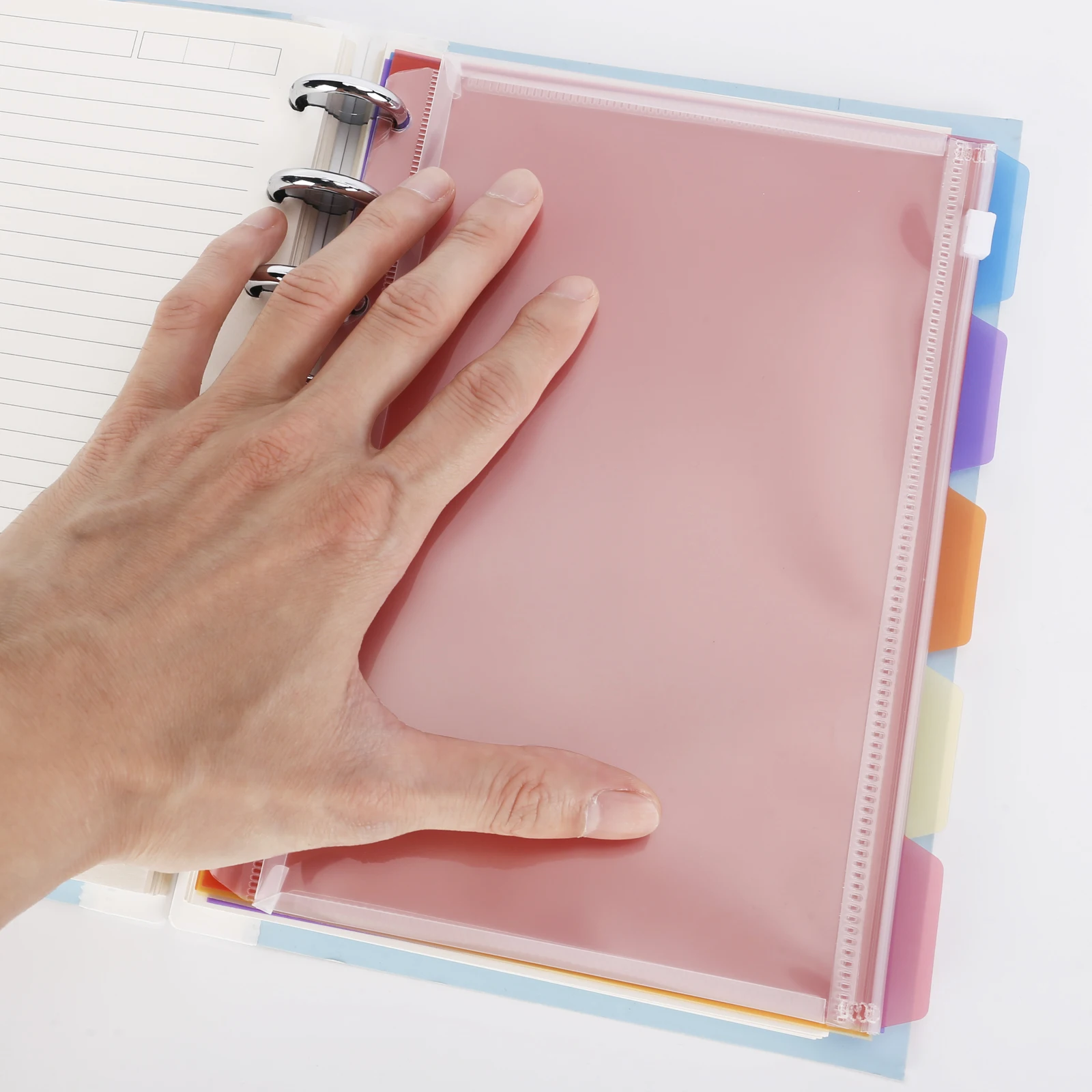 Eagle 5 Index Tags Separate Pages Multi-color binder index divider School Separator Folder Notebook Loose-leaf