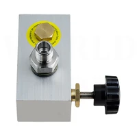 Original เครื่องอัดอากาศแรงดันสูงปั๊มบํารุงรักษาอุปกรณ์เสริมอลูมิเนียมวาล์ว Assembly 0-300bar 0-4500PSI 0-30MPA 6