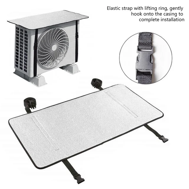 Kültéri Esőálló Légkondicionáló Fedel Vízálló Pornyomásgátló Tisztítás Fedezet Tartsa Meg A Tisztítószerszámokat - Image 2