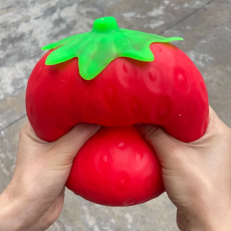 Super Jumbo Strawberry Squishy Toy Slow Rising Simulated Strawberry Antistress Anti-Anxiety Fidget Toy For Adults Friends Gifts_voghion.com