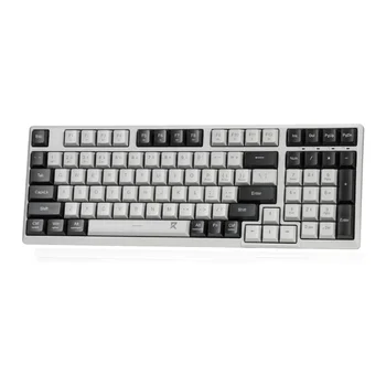 Redragon BK7114 Low-Profile 2.4G BT Wireless Computer 98 Keys Slim Office PC Scissors Mechanism Tactile Quiet Keystroke Keyboard 1
