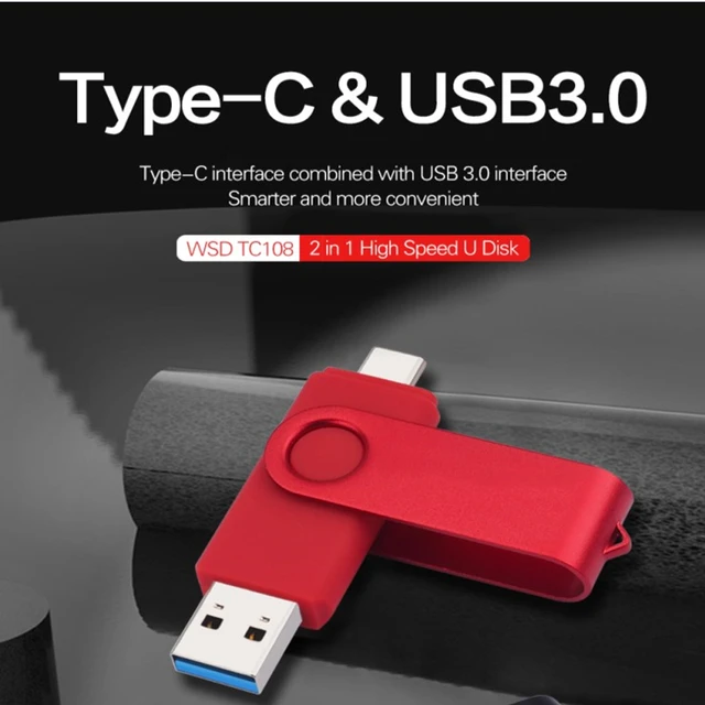 Clé USB, USB 3.0 Memory Stick 360 Rotatable Design Photo Stick Compatible  pour Iphone Ipad Android Tablet PC et appareils