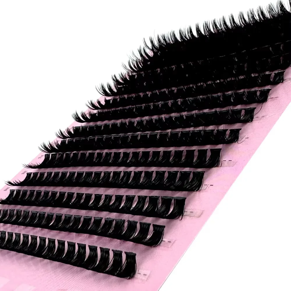 Cluster Eyelash Extension 160/266 Bundles 10D/80D Natural Style Individual Eyelashes Handmade Eyelash Bundles 3D Mink Lashes