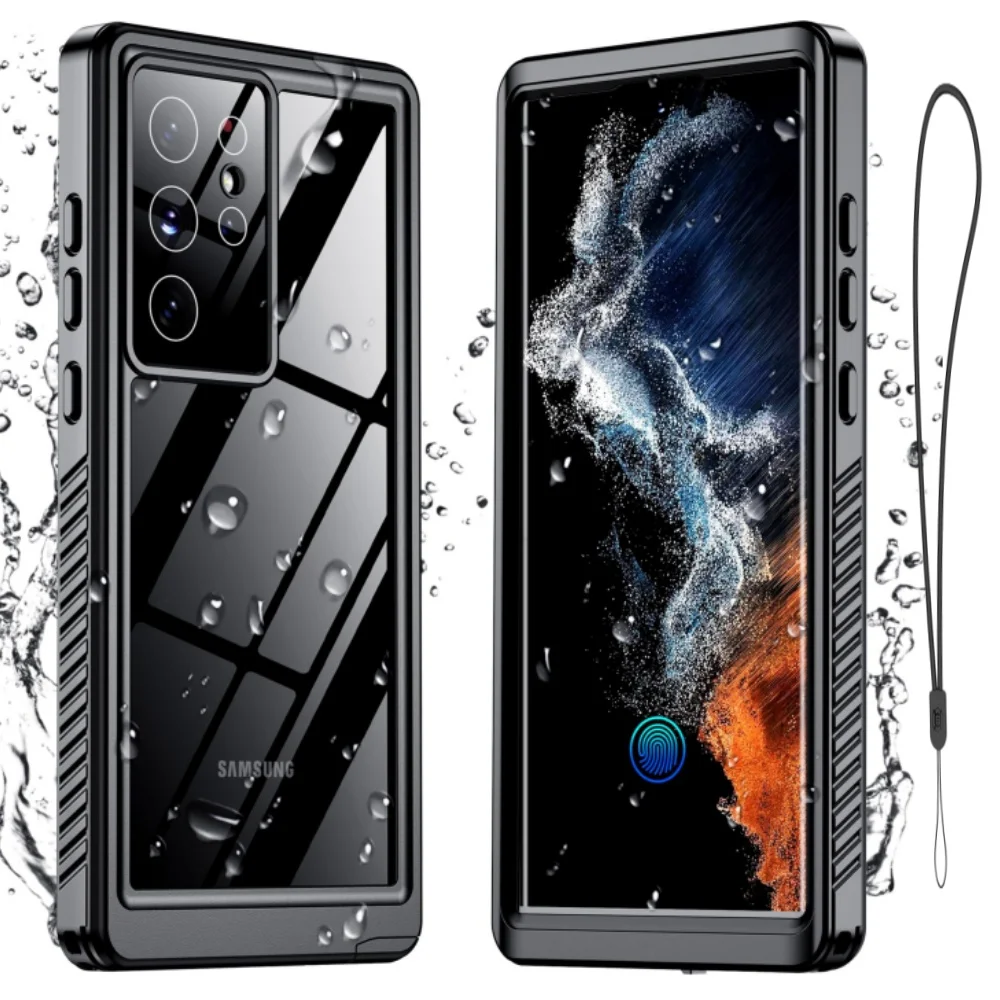Ultimate Waterproof Shockproof Phone Case - Solid Color Protective Cover