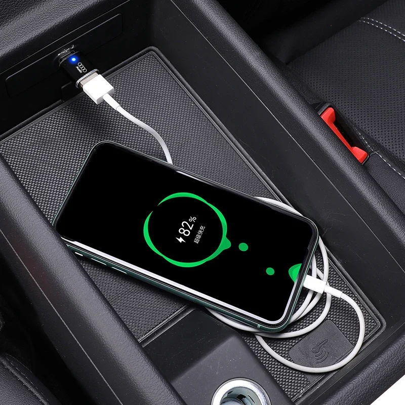 Audi car USB-C adapter detail