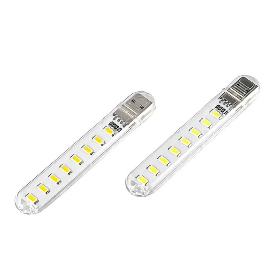 Mini USB LED Table Lamp Portable Reading Desk Light For Camping Power Bank Notebook 8Leds Book Night lights Flashlight led light,desk lamp,night light,led desk lamp,book light,mini night light,mini led light