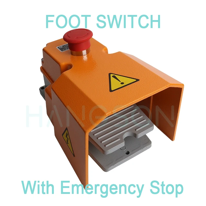 Foot Switch com Parada de Emergência Momentânea Power Pedal Switch Lth3 Lth22
