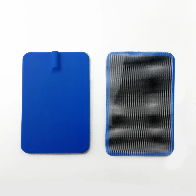 2pcs 7x11cm/ 4x6cm Silicone Electrode Pad Soft Electrode Patch for Physiotherapy Instrument Relief Pain Tools Free electrode pads