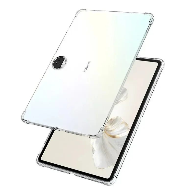 Custodia Per Honor X8a Con Motivo A Rilievo - Cover TPU Trasparente Antiurto, Ultrasottile 1,35 Mm, Supporta Ricarica Wireless - 5