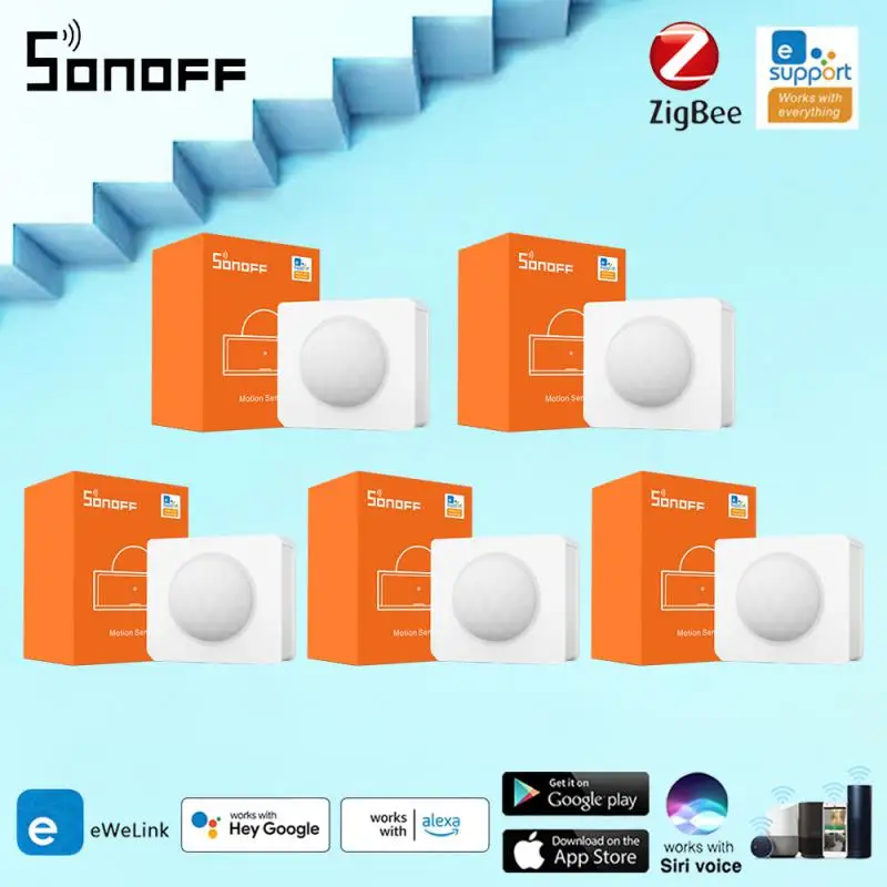 

SONOFF SNZB-03 Zigbee Samrt Motion Sensor Wireless Pir Infrared Human Body Movement Detector Work With EWeLink Alexa Google Home