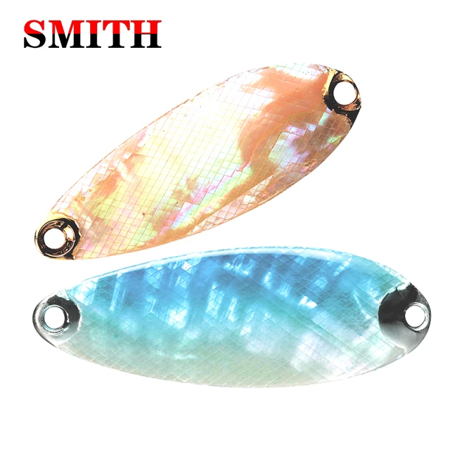 SMITH Pure Shell Japan Abalone Flash Metal Cast Jig Spoon 3.5g