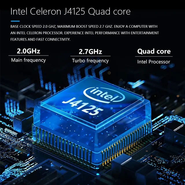 Ordenador portátil con Windows 11 Pro, NoteBook con Intel Celeron J4125, 15,6 pulgadas, 1920x1080, 12GB RAM, 512GB, 1TB SSD, Windows 10 - Imagen 6