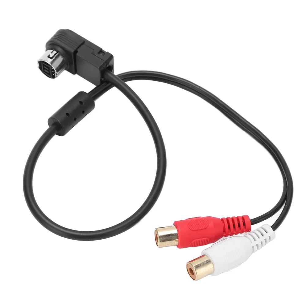 RCA Audio Car Radio AUX Cable AUX Input Audio Cable Adapter IN RCA for KCA121B Ainet Player 9887 105 117 9855