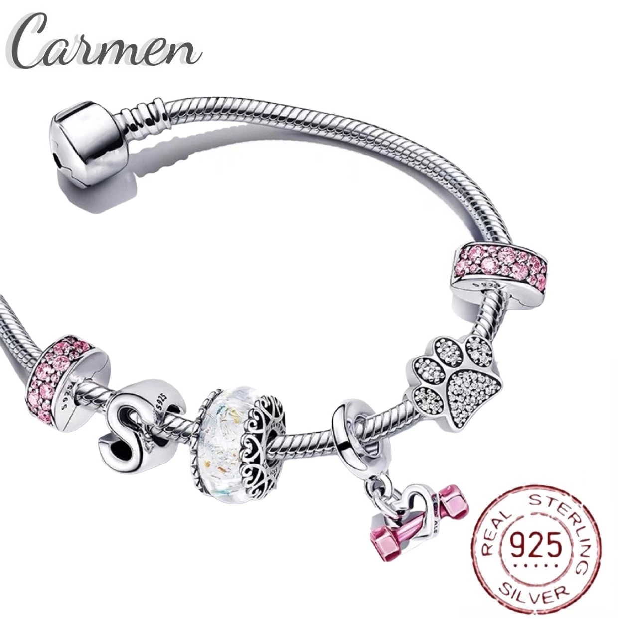 japon gangpad Aantrekkingskracht Nieuwe 100% 925 Sterling Zilver Originele Pandora Armband Voor Vrouwen Luxe  Fit Authenic Diy Bedels Kralen Sieraden Gift| | - AliExpress