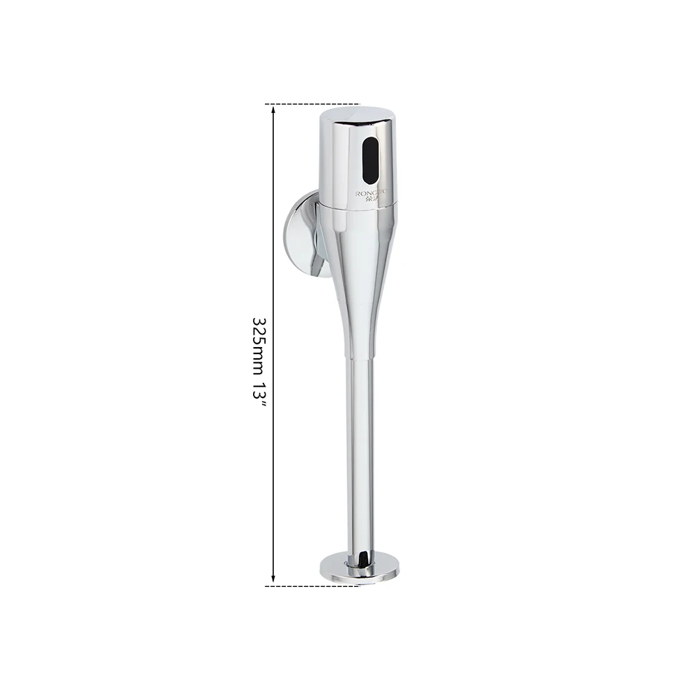 Description Picture 3 of itemTorayvino Chrome Polished Bathroom Flush Valve Sensor Urinal Touch Faucet Induction Urinal Tap Wall Mounted Toilet Automatic Tap
