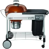 Weber Performer Deluxe Charcoal Grill, 22-Inch, Touch-N-Go Gas Ignition System, Copper 1