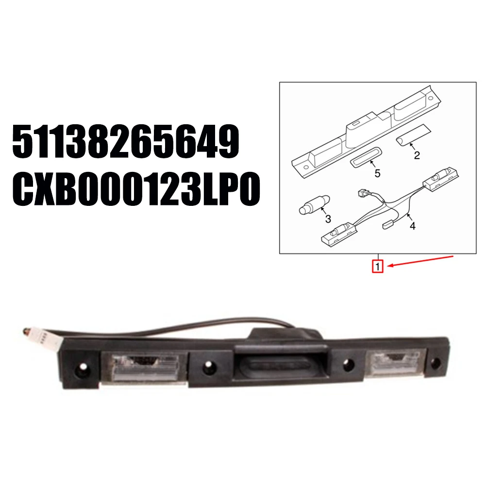 

Enhance Your For Land Rover For Range Rover L322 with this Black Tailgate Switch Plate Easy Plug and Play Durable Design