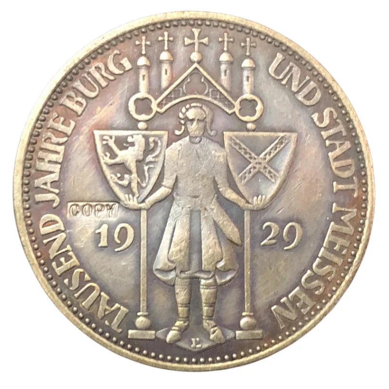 1929 Germania 5 Reichsmark Meissen
