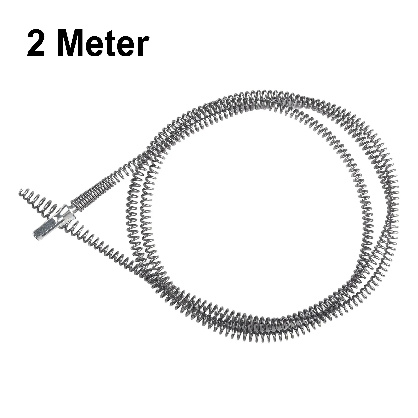 Sewer Pipe Unblocker 1 Pcs Pipe Dredging Tool 3/2/1M Electric Drill Connector Spring Bathroom Kitchen Drainer