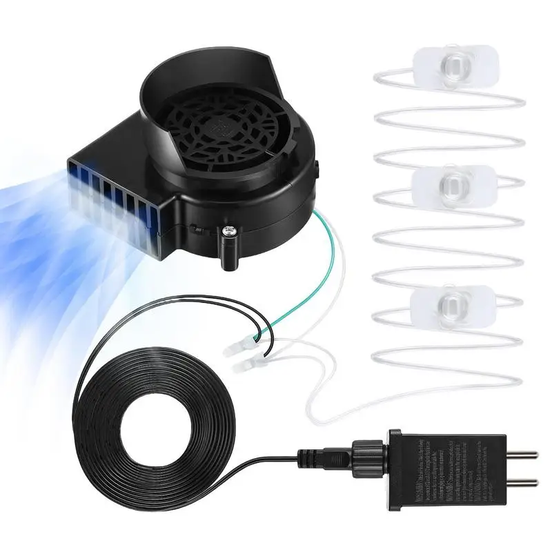 nflatable Air Blower Replacement 12V 1.2A Fan Blower Motor With 3 LED Light String  Waterproof For Airblow Inflatable Decoration